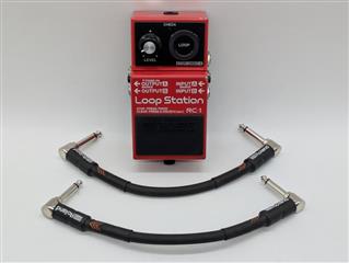 BOSS Guitar Pedal RC-1 LOOP STATION w/ 2 Cords